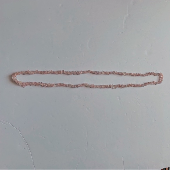 Rose Quartz Long Necklace - Picture 3 of 4